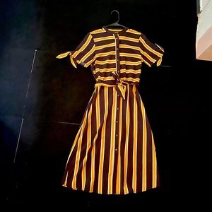 Who what where shirt dress with tie waist size xs
